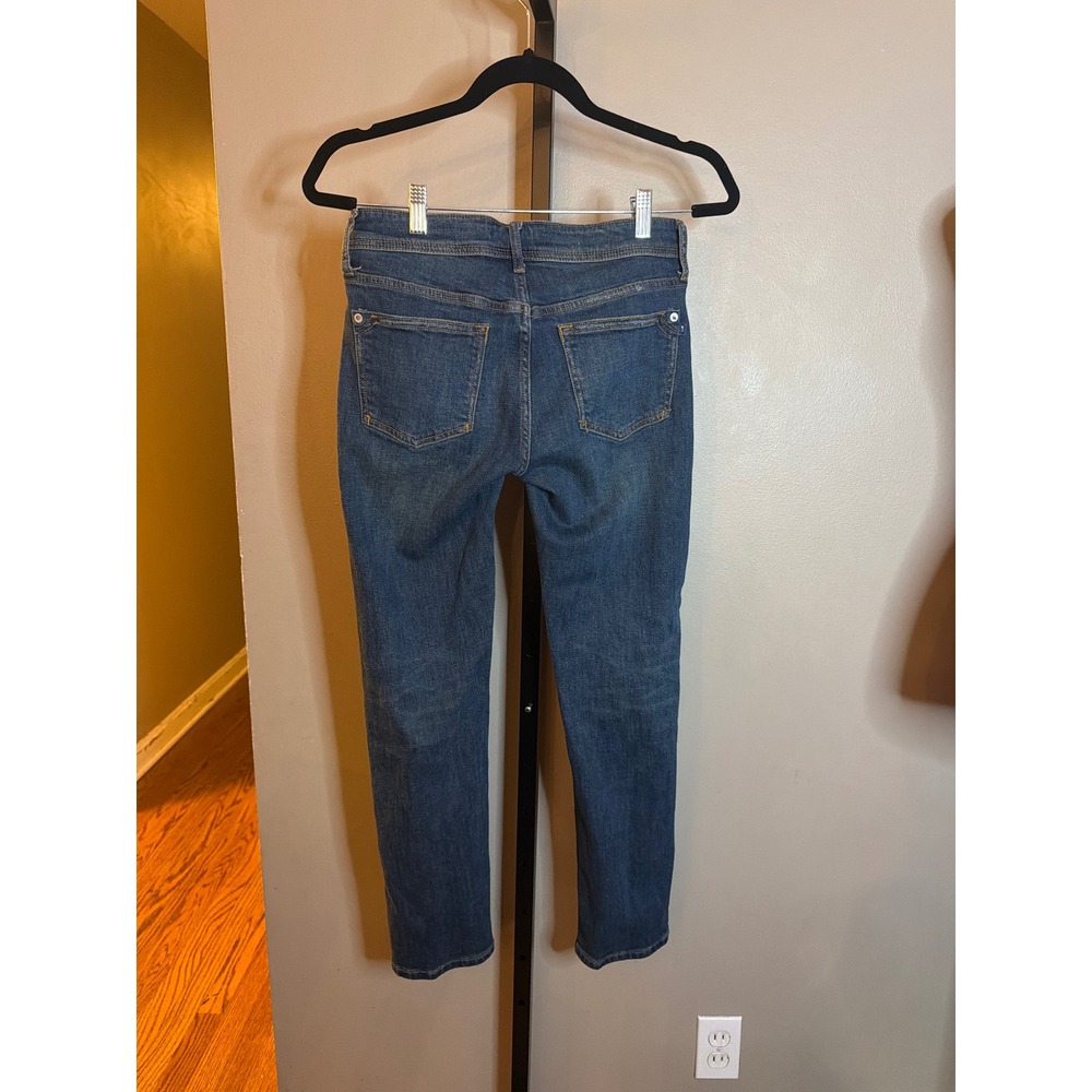Pilcro and the Letterpress Women Medium Wash Distressed Skinny Jeans Size 25 - Picture 4 of 4